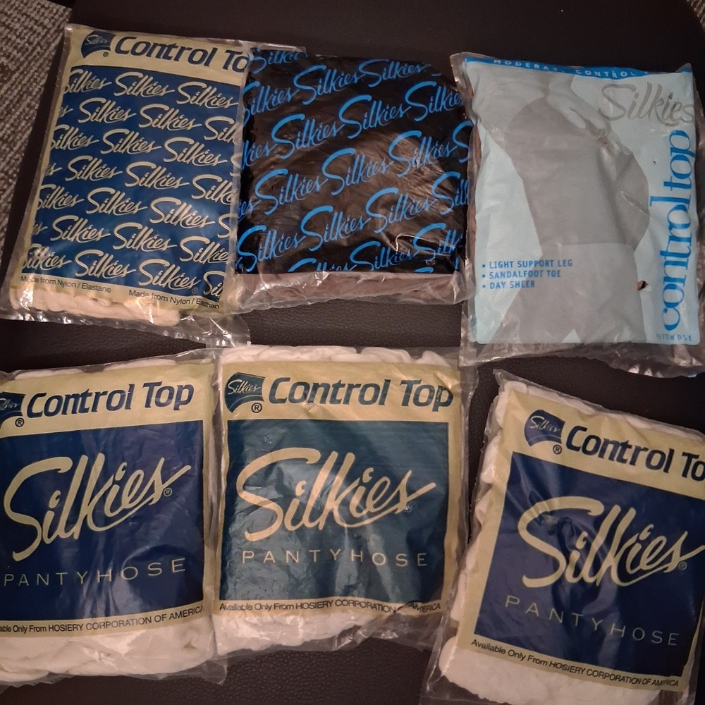 Hosiery Corporation Of America HCA Silkies Vintage Pantyhose M Lot Of 6 NOS